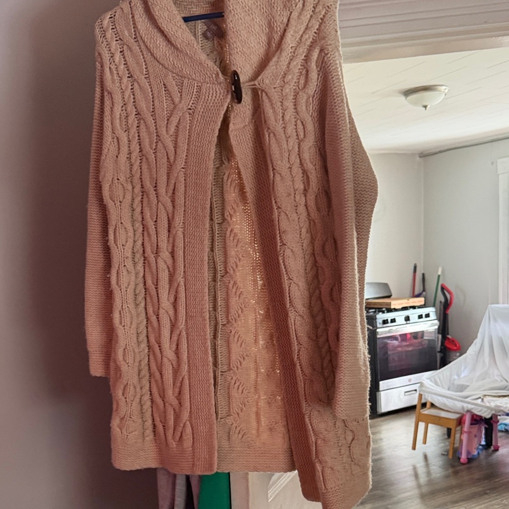 Cozy Cream Cable Knit Sweater